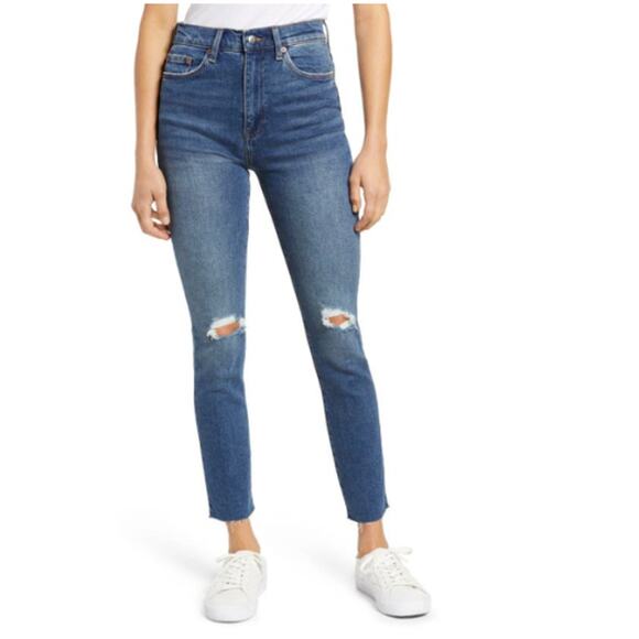 PISTOLA Cara High Rise Vintage Raw Hem Skinny Denim Jean // 26 - Picture 1 of 11